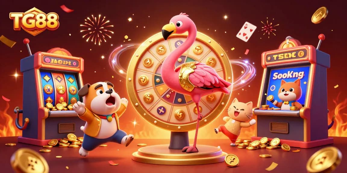 Experience thrilling wins at TG88 with exciting gaming elements and vibrant casino atmosphere.