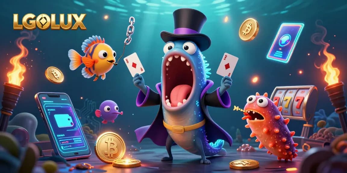 Experience winning slots with LGOLUX featuring a magical underwater spectacle of gambling thrills.