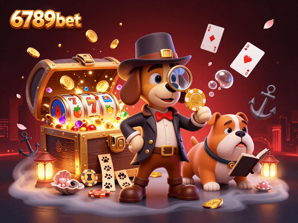 Engage with 6789bet's thrilling slot action featuring cartoon characters on a vibrant treasure hunt.