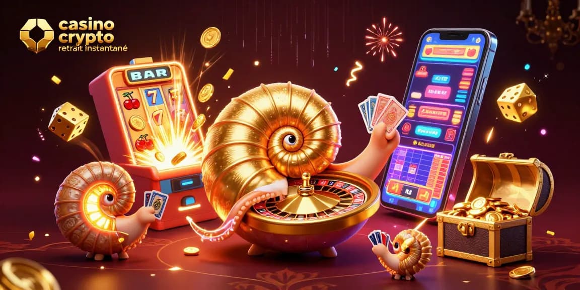 Jouez à casino crypto retrait instantané avec des gains rapides et sécurisés, illustré par une scène dynamique.