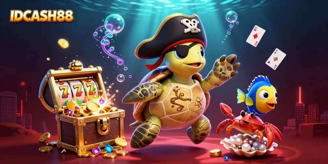 Experience thrilling gameplay at IDCASH88 with vibrant characters and dynamic casino elements.