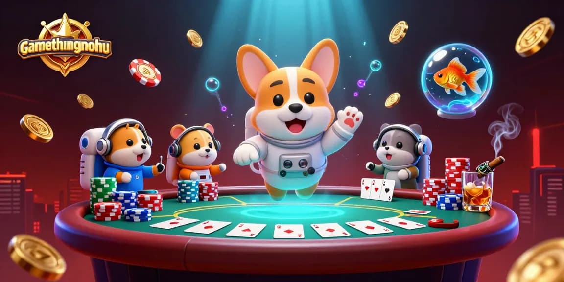 Play exciting games at gamethuongnohu in a vibrant, floating casino atmosphere.