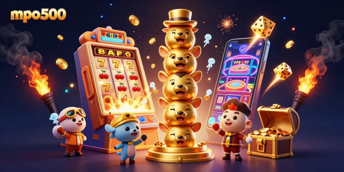 Engage with mpo500’s vibrant gaming universe featuring rich casino elements and dynamic animations.