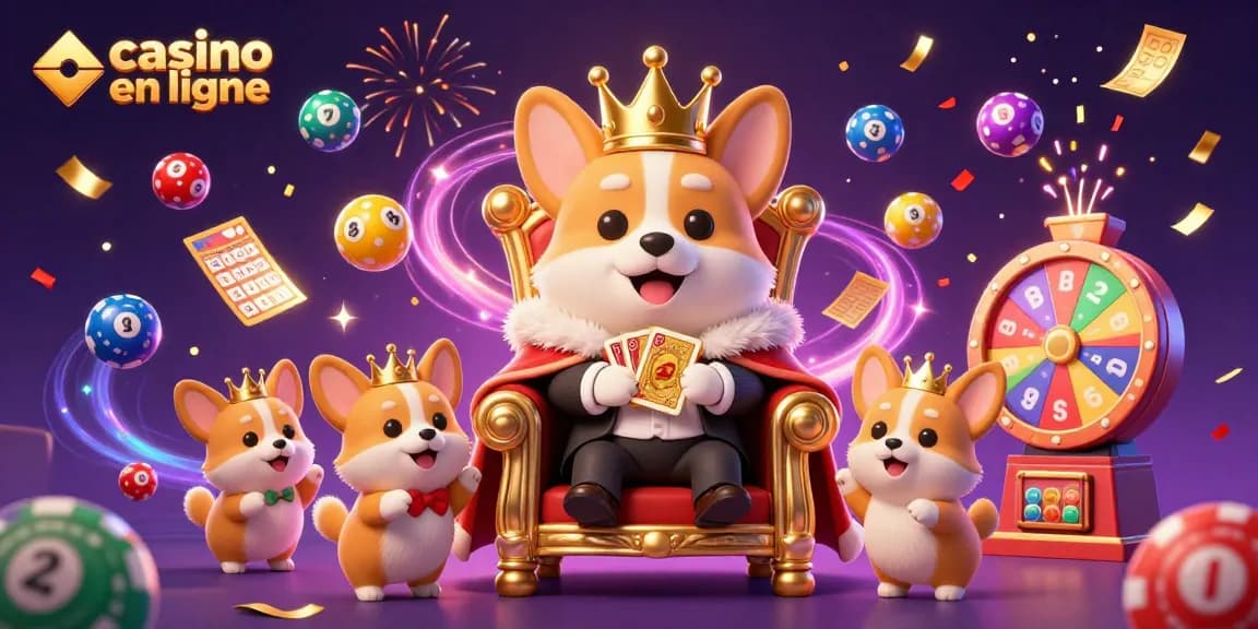 Vibrez avec le monde du casino en ligne parmi corgis royaux et jeux animés.