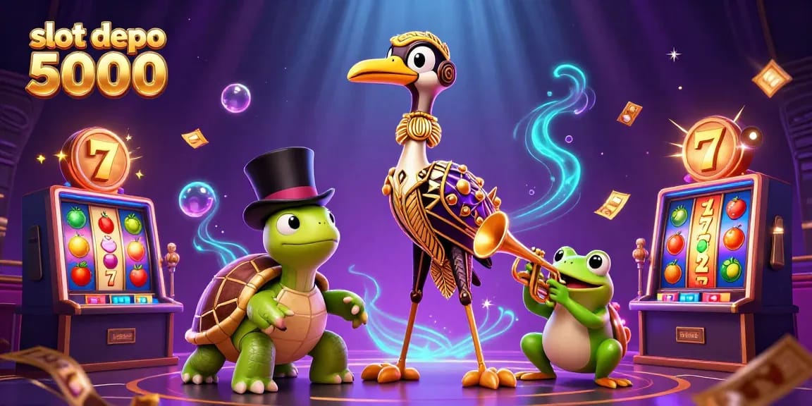 Spin the reels and claim rewards with slot depo 5000 in a vibrant casino adventure.