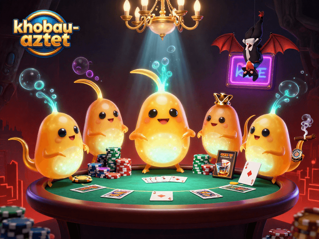 Experience thrilling gaming adventures at khobau-aztec casino, illuminated by glowing glowworms.