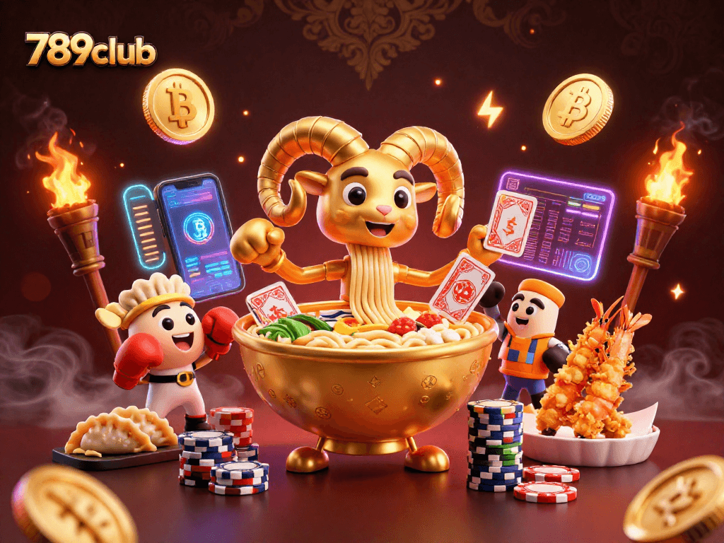 Engage in thrilling games at 789club with vibrant 3D visuals and lively characters.
