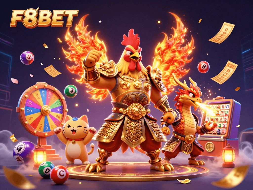 Experience thrilling gameplay with F8BET's vibrant casino action, featuring dynamic characters and engaging elements.