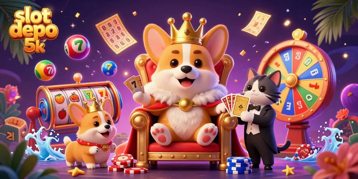 Melihat keseruan permainan di slot depo 5k dengan corgi raja dan elemen slot menambah pengalaman bermain.