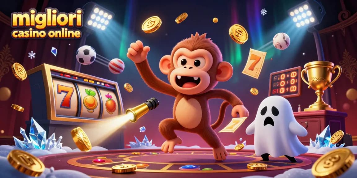 Gioca ai migliori casino online con il monello poltergeist e il cacciatore di fantasmi in un casinò animato.