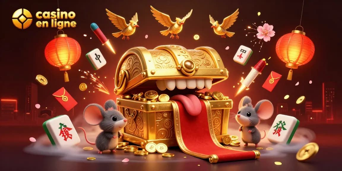 Plongez dans l'univers du casino en ligne avec cette illustration captivante, où le coffre-fort doré attire les aventuriers.