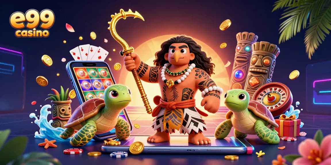 Play exciting games at e99 casino with colorful slots and dynamic characters.