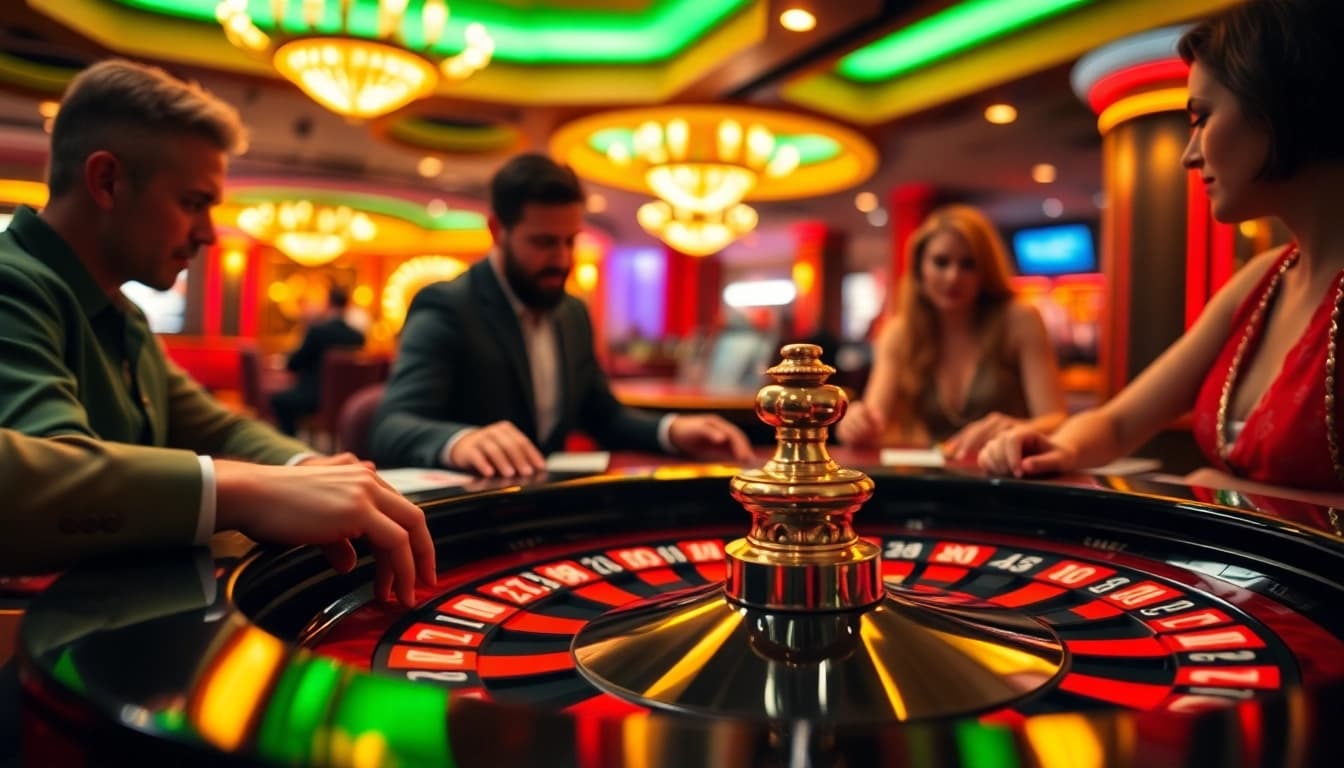 1777bet apk login নিয়ে খেলোয়াড়দের উচ্ছ্বাসময় ক্যাসিনো দৃশ্য।