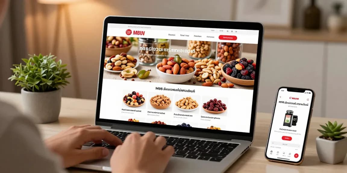 M98 สล็อตเว็บตรงไม่ผ่านเอเย่นต์ - Elegant online shopping platform showcasing premium nuts and dried fruits for a luxurious shopping experience.