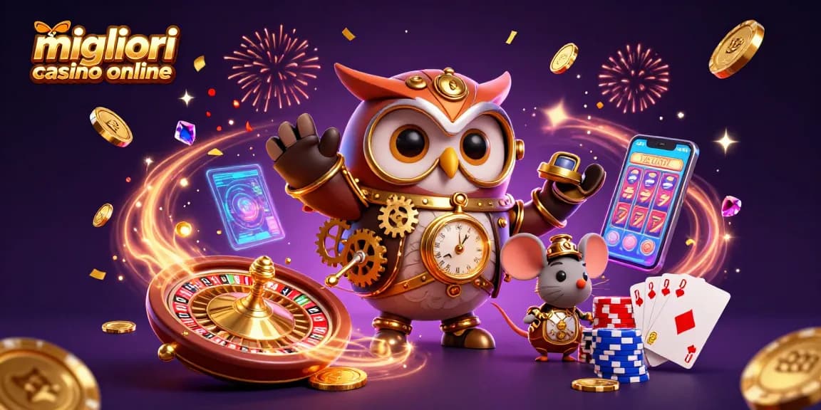 Scopri i migliori casino online con l'illustrativa volante di monete vincenti e giochi entusiasmanti.