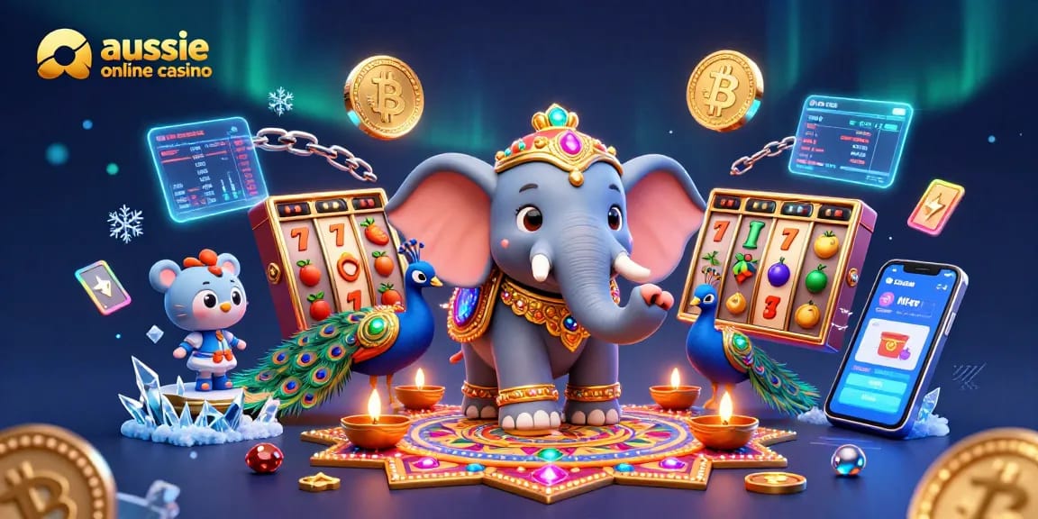 Experience the thrill at an aussie online casino with vibrant slot reels and stunning visuals.