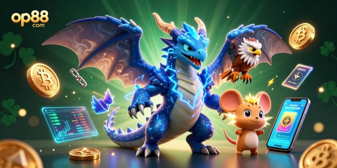 Engage with the electrifying world of op88 com featuring dynamic 3D gambling characters.