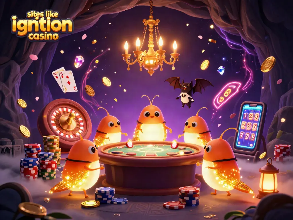 Spin roulette and win with sites like ignition casino featuring glowworms and a bat dealer
