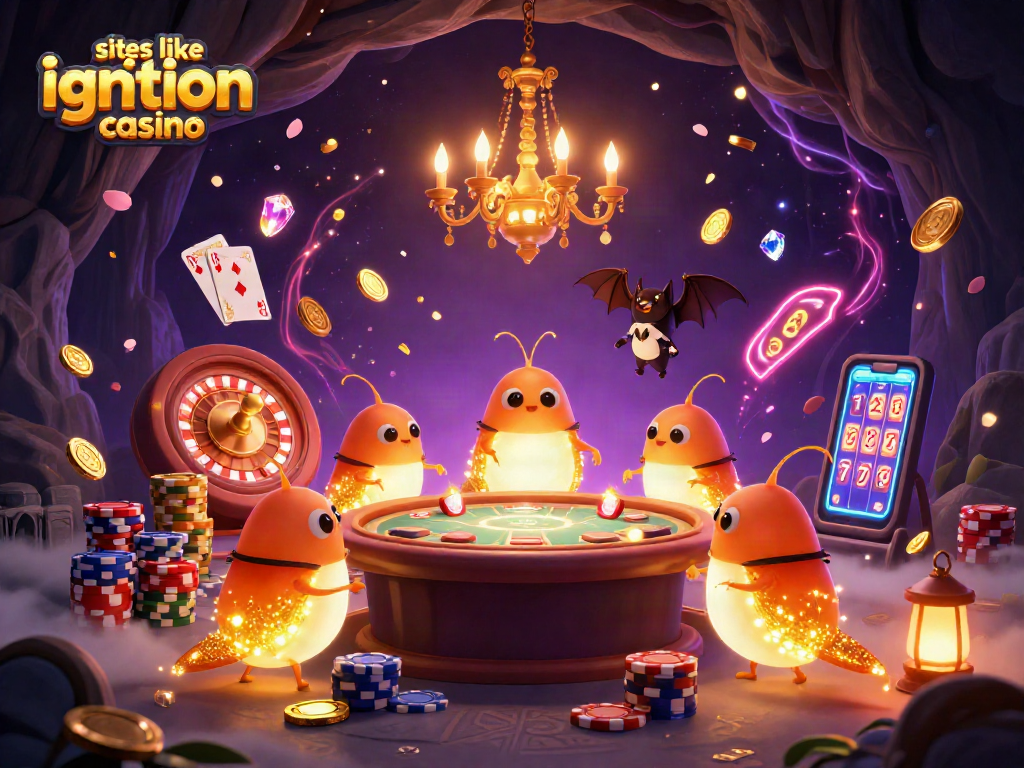 Spin roulette and win with sites like ignition casino featuring glowworms and a bat dealer