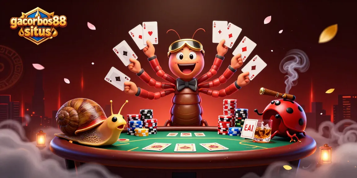 Experience thrilling gameplay at gacorbos88 situs, where players engage with a unique millipede dealer.