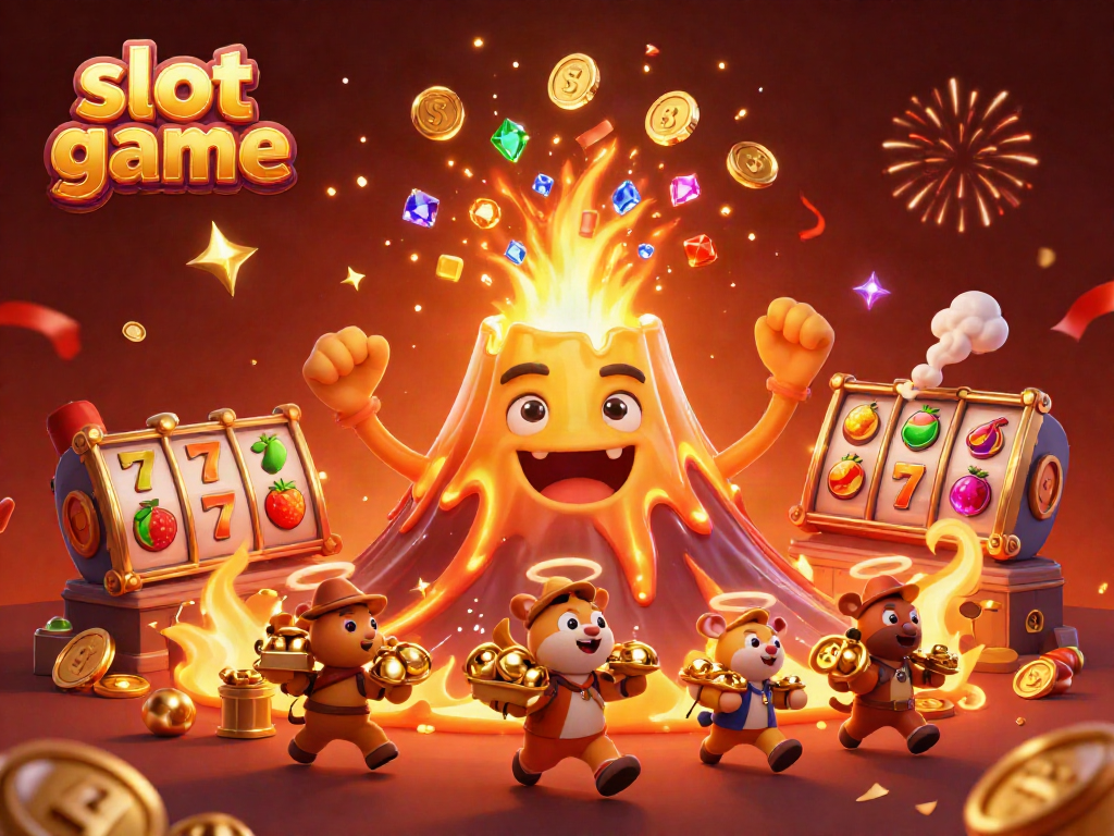 Menangkan slot game dengan ratusan juta di volcano ceria yang memancarkan koin dan harta.