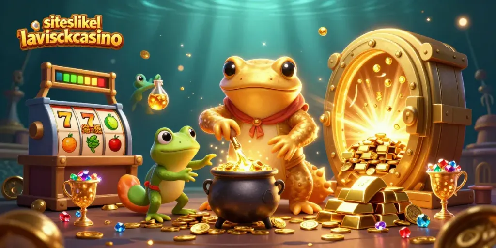 Engage with thrilling slots at siteslikelavishluckcasino featuring golden salamander alchemist and lush treasures.