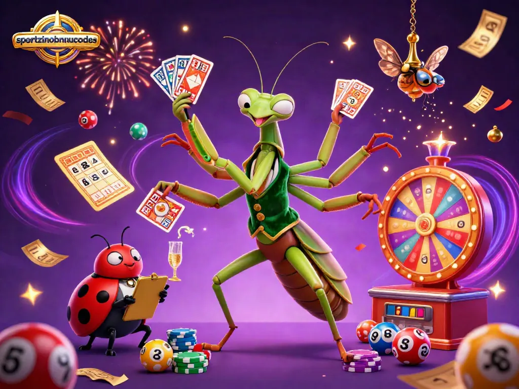 Experience winning opportunities at sportzinobonuscodes with vibrant lottery elements and casino flair.