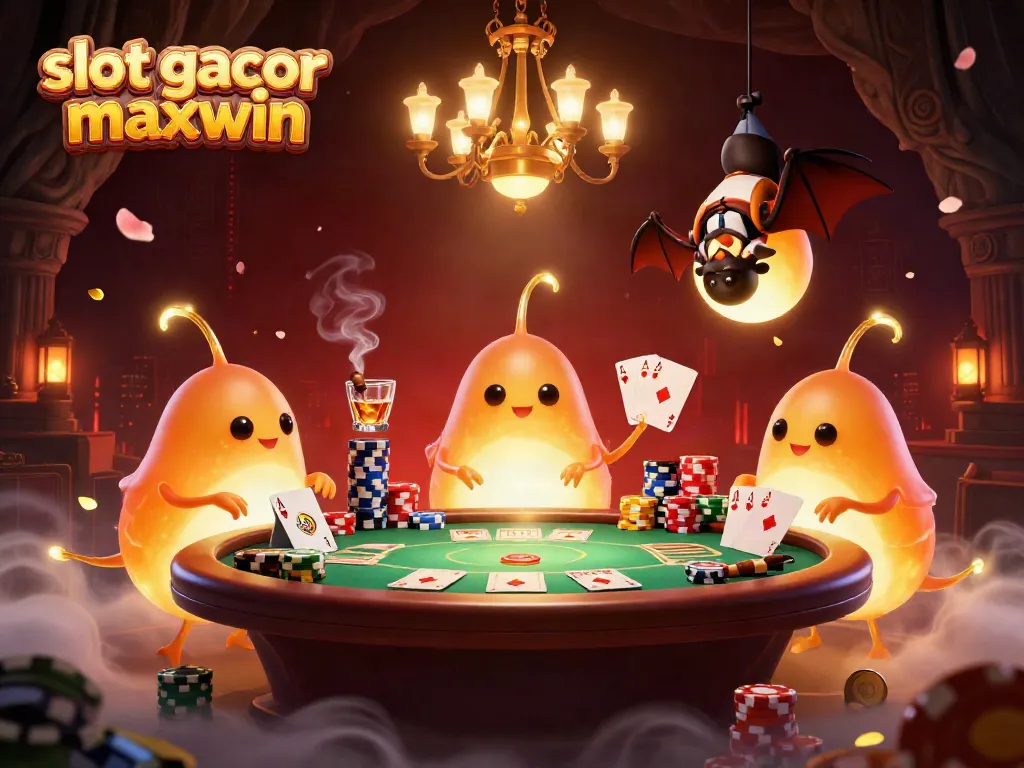 Menangkan slot gacor maxwin dengan suasana kasino bawah tanah yang dimeriahkan pelangi warna dan karakter unik.