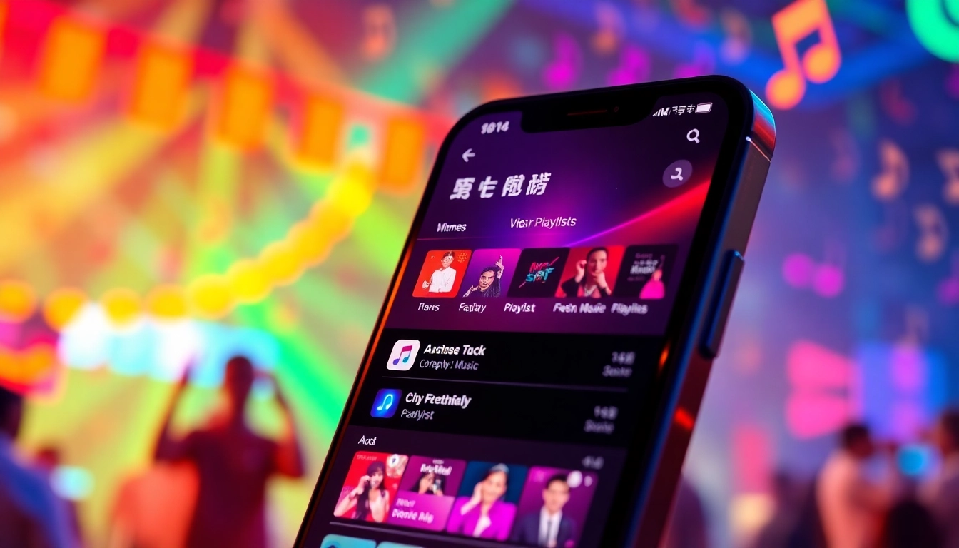 使用汽水音乐发现好音乐，展示一个手机界面，包含原创播放列表和动态元素。