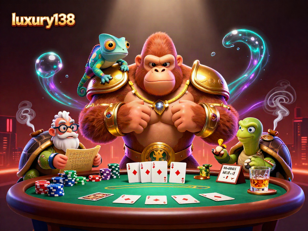 Luxury138 menghadirkan momen mendebarkan dalam permainan poker penuh warna dan karakter menarik.