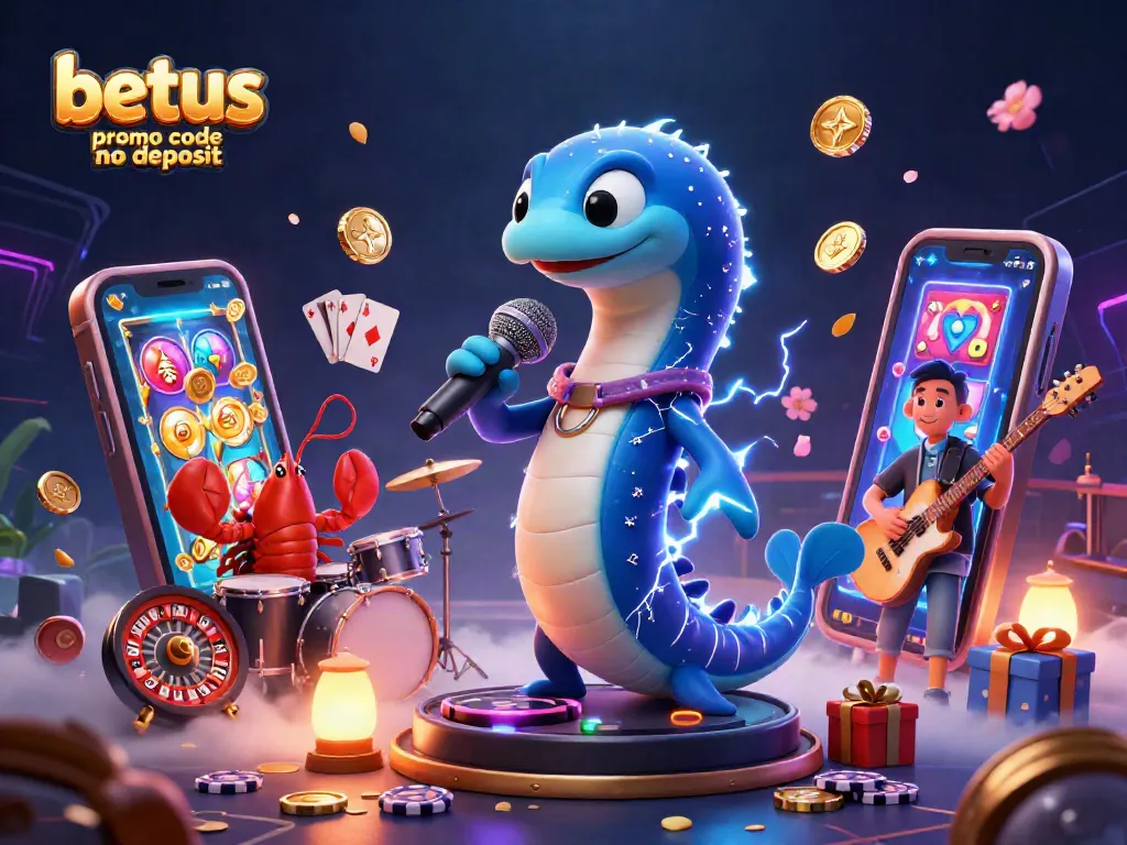 Experience exciting gameplay with the betus promo code no deposit at an animated underwater casino with vibrant characters and action.
