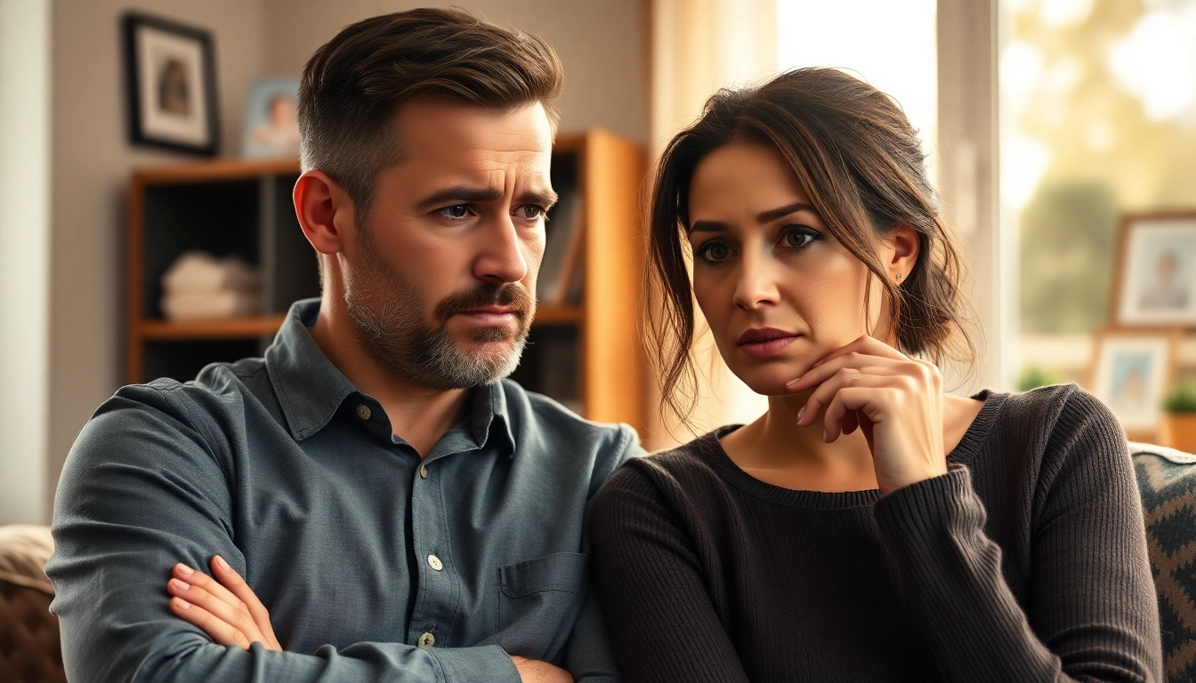 Identifying warning signs of a physical affair through a couple's serious conversation.