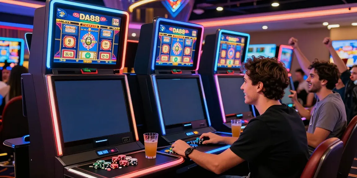 Exciting gaming action at DA88 online casino with vibrant slot games.