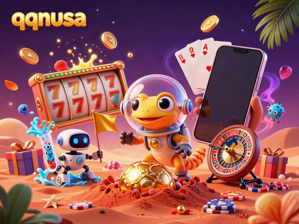 Engage with thrilling qqnusa gaming as the Martian gecko unveils a casino treasure.