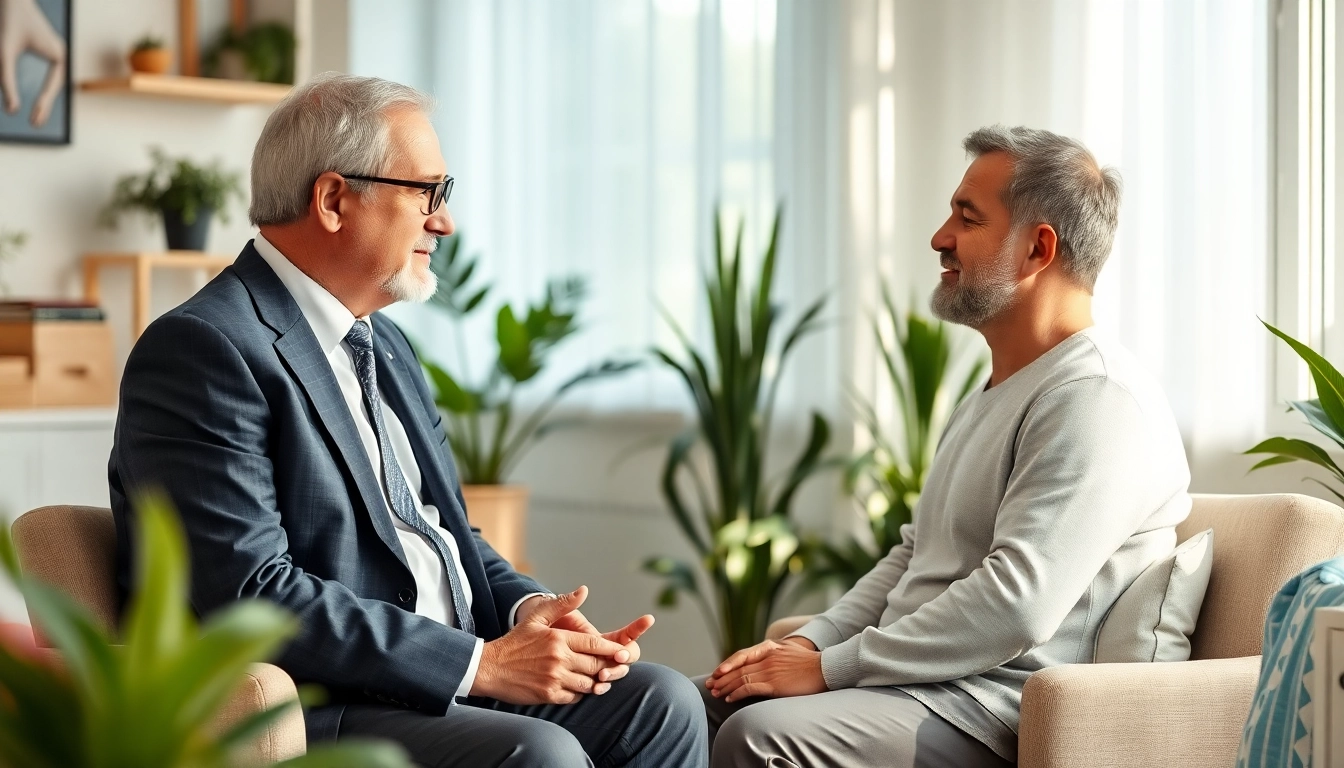 Top psychiatrist in dubai providing compassionate consultation in a serene office.