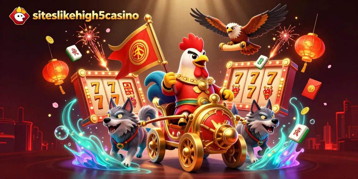 Experience thrilling gameplay at siteslikehigh5casino with an exciting casino-themed illustration.