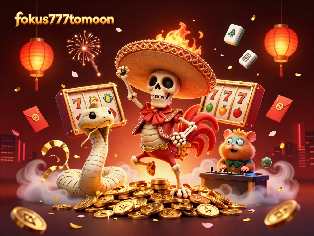 Experience the excitement of fokus777tomoon with dynamic gaming elements and vibrant characters.