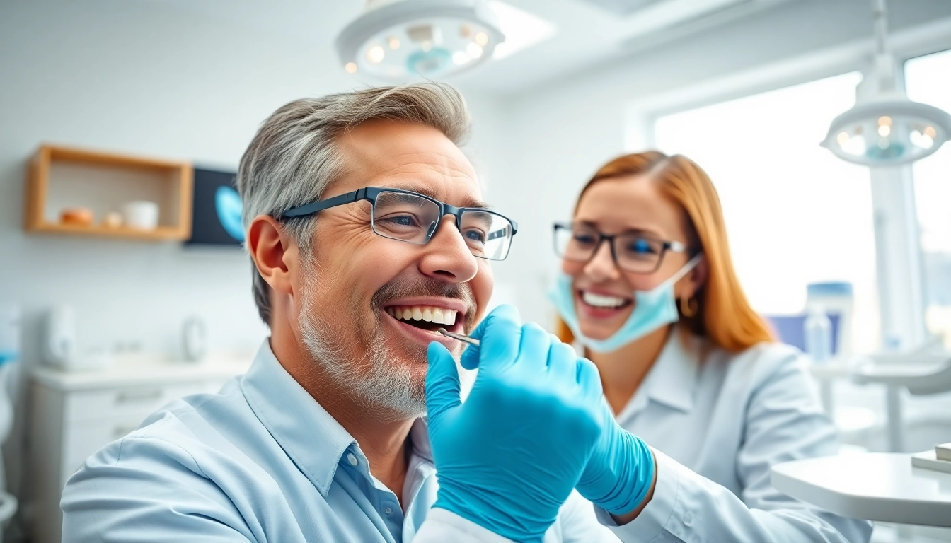 Orthodontist near by me providing expert examination in a modern clinic.