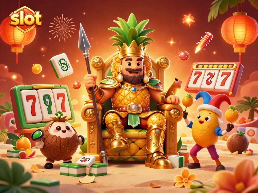 Experience thrilling slot action with vibrant characters and festive elements in a beach casino setting.
