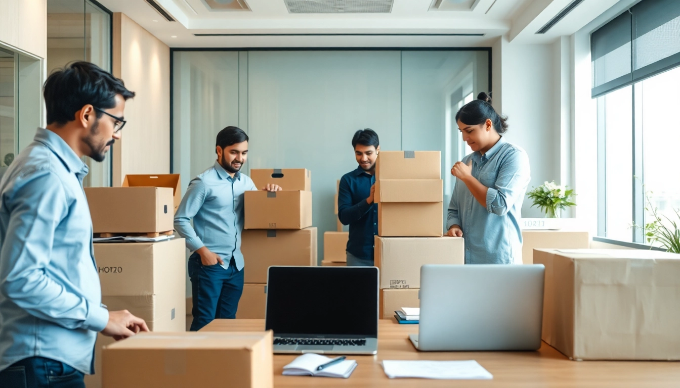 Efficient WRITER RELOCATIONS IN WORLI packing services by a professional team in a modern office.